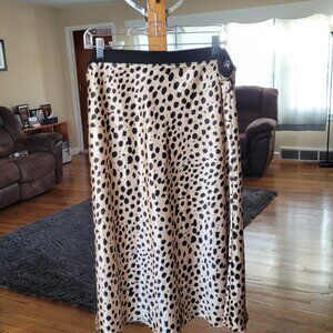 Serra Cheetah Print Silky Skirt